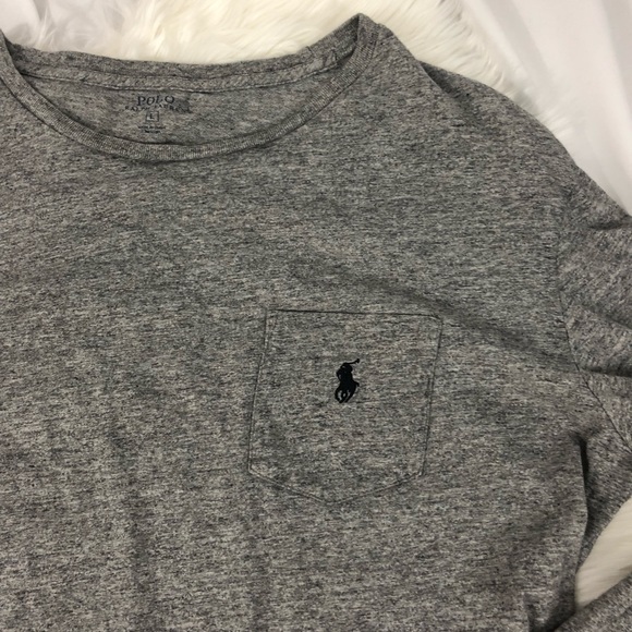 Polo Ralph Lauren Other - POLO Ralph Lauren Gray Long Sleeve Tee - Size L